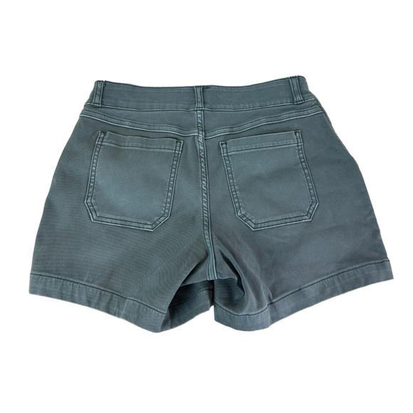 Spanx Stretch Twill 4" Shorts Smoothing Stretch 20318r Blue Women's XS X-Small - Picture 3 of 6